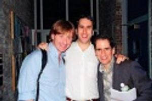 Writing team Robert Bartley and Danny Whitman with
Seth Rudetsky Photo