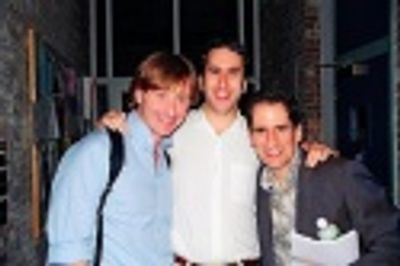 Writing team Robert Bartley and Danny Whitman with
Seth Rudetsky Photo