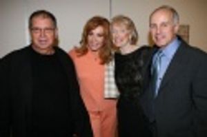 Celebrating a success with Director David Galligan, Stefanie Powers, Margaret Styne a Photo
