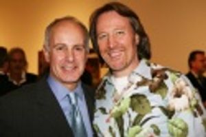 
Actors' Fund Executive Director Joe Benincasa with the show's Musical Director John Photo