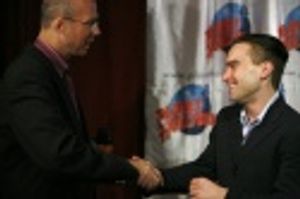 Richie Ridge and Johnny Galecki Photo