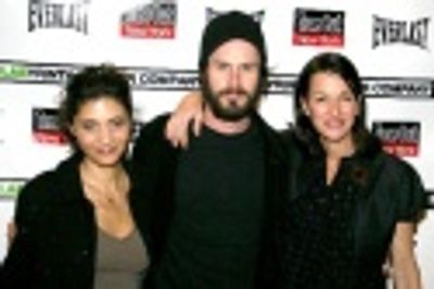 Josh Hamilton and Cynthia Rowley with a guest Photo