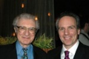 Sheldon Harnick and Michael Gennaro (President/CEO Paper Mill Playhouse) Photo