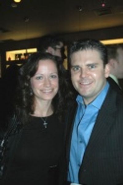 Jacqueline Godonius (Director of Marketing, Paper Mill Playhouse) and Robert Creighto Photo