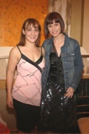 Eagan (Daisy) and Egan (Susan) smile backstage.
(Susan will be making her New York C Photo