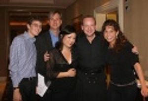 Andrew Oberstein (Ass't Director), Tom Griep (Musical Director), Erin, Jamie and Jodi Photo