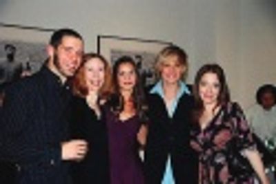The cast of Last Easter, Jeffrey Scott Green (Howie), Veanne Cox (June), Florencia Lo Photo