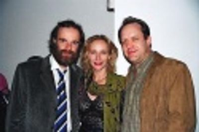 The cast of Frozen, Brian F. O'Byrne, Laila Robins, Sam Kitchin Photo