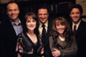 Danny Burstein, Denise Summerford, Raul Esparza, Gay Marshall and Robert Hager Photo