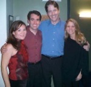 Jennifer Prescott, Brian d'Arcy James, Christopher Denny and Kelli O'Hara  Photo
