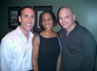 Jim Jones (Senior Advisor to the Kerry Campaign), Laurie WIlliamson and Michael Cerve Photo