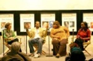 Panel discussion with Lise Funderburg, Brandon Victor Dixon, Felicia P. Fields and Je Photo