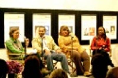 Lise Funderburg, Brandon Victor Dixon, Felicia P. Fields and Jeannette Bayardelle Photo