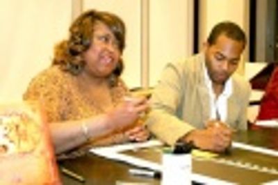 Felicia P. Fields and Brandon Victor Dixon Photo