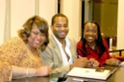 Felicia P. Fields, Brandon Victor Dixon and Jeannette Bayardelle Photo