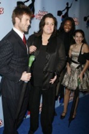 Jacob Young, Rosie O'Donnell and Heather Headley Photo