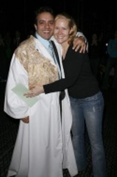 Rommy Sandhu and Rebecca Luker Photo