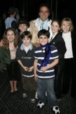 Rommy Sandhu and young Mary Poppins cast members Photo