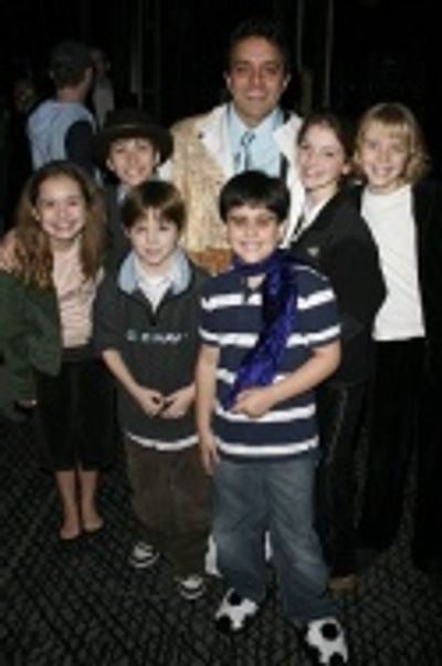 Rommy Sandhu and young Mary Poppins cast members Photo
