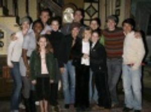 Gavin Lee with cast members making their Broadway debuts Photo