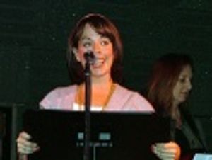 Leslie Kritzer was all fired up singing songs from Vanities Photo