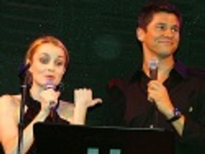 Kate Reinders and David Burtka - "The Perfect Fit" Photo