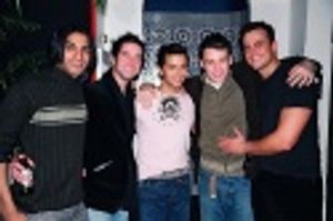 Sriram Ganesan, Scott Allgauer, Jai Rodriguez, Michael Arden
and Cheyenne Jackson Photo
