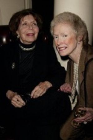 Betty Comden and Margaret Styne at the Players Club Photo