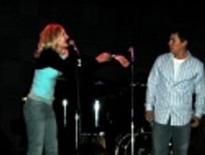 Becca Ayers and Miguel Cervantes share a love they
can never destroy as they sing Mi Photo