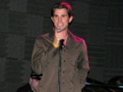 Broadway Hunk, Matt Cavenaugh sang the Cole Porter
diddy "I Am In Love"
 Photo