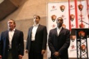 Timothy Shew, Gregg Edelman and Michael McElroy  Photo