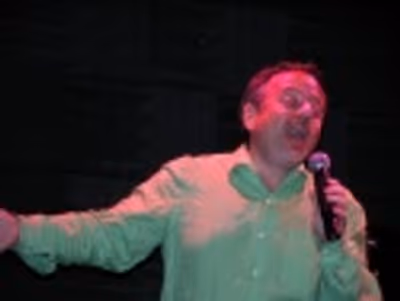 Tony Award-winning composer Marc Shaiman gets
into his Frank Sinatra mode to sing a  Photo