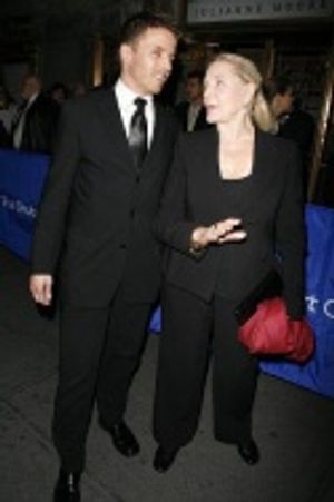 Joe Machota and Lauren Bacall Photo