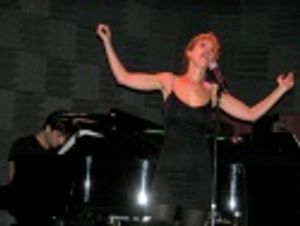 Act One ended with another standing ovation for Ellen which
went on..and on.. and on Photo