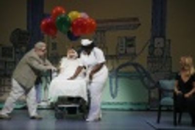 Martin Short, Marc Shaiman, Capathia Jenkins and Goldie Hawn Photo