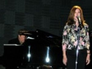 Loving couple, Michael McKean (on piano) and Annette O'Toole (Smallville)
play the s Photo