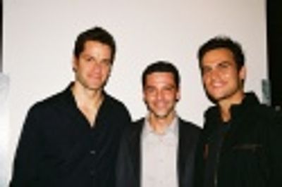 A United 93 reunion, Peter Hermann, David Alan Basche and Cheyenne Jackson Photo