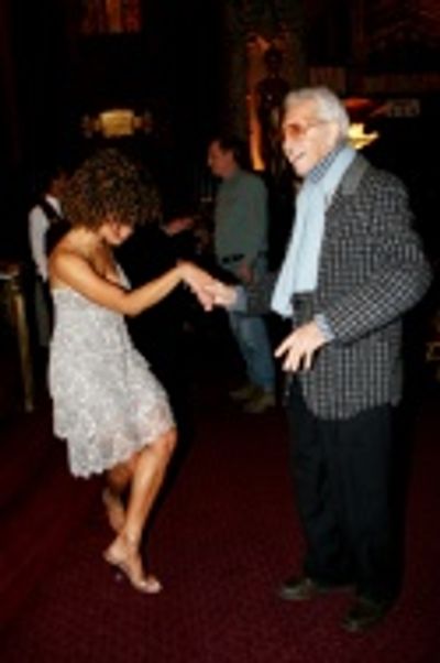 Valarie Pettiford and Mr. Blackwell Photo