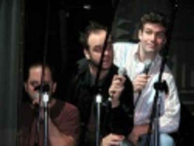 ...Varlettes hit the stage
(Gil Hagovsky , Rob Maitner and David Gurland) Photo