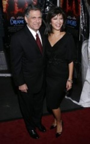 Les Moonves and wife Julie Chen Photo