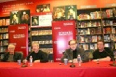 Albert Maysles, Scott Frankel, Michael Korie and Michael Grief Photo