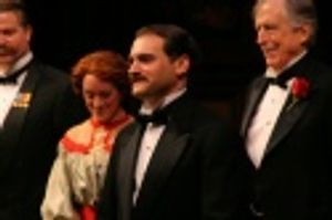 C.J. Wilson, Samantha Soule, Michael Stuhlbarg and Fritz Weaver Photo