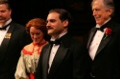 C.J. Wilson, Samantha Soule, Michael Stuhlbarg and Fritz Weaver Photo