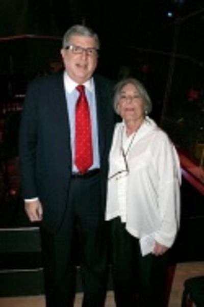 Marvin Hamlisch and Mary Rodgers Photo