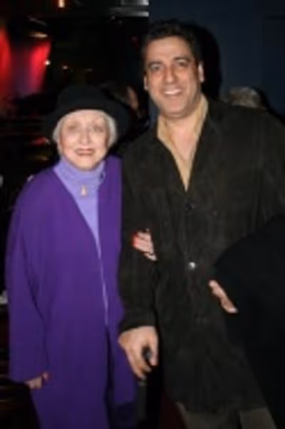 Celeste Holm and Frank Basile Photo