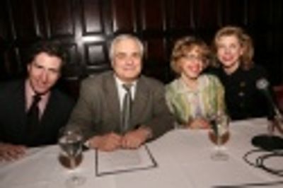 Paul Rudnick, Peter Filichia, Jackie Hoffman and Christine Baranksi Photo