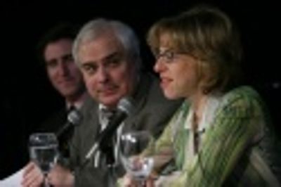 Paul Rudnick, Peter Filichia and Jackie Hoffman Photo