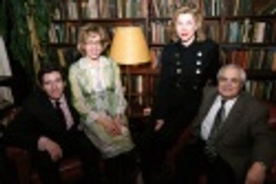 Paul Rudnick, Jackie Hoffman, Christine Baranski and Peter Filichia Photo