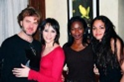 Kevin Anderson (Taylor Collins), Eden Espinosa (Brooklyn), Ramona Keller (Paradice) a Photo