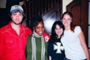 Manoel Felciano (Vocalist/u/s Taylor), Haneefah Wood (Vocalist/u/s Paradice), Caren L Photo